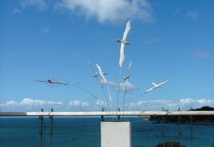 Albatross sculpture