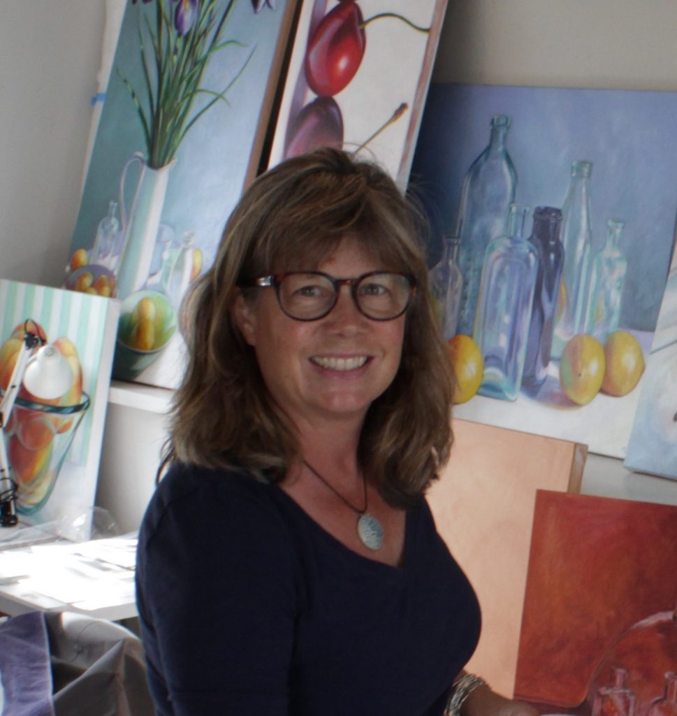 Katie Trinkle-Legge  in her Studio