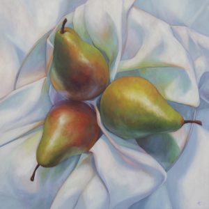 Painting of pears